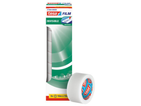 tesa Film Ruban adhésif, mat invisible, 19 mm x 10 m