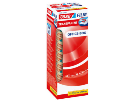 tesa Film Ruban adhésif, 19 mm x 33 m, transparent