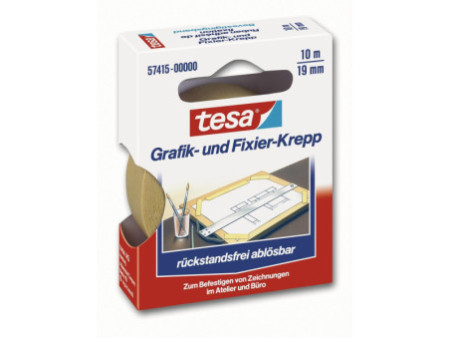 tesa Ruban adhésif de masquage, 19 mm x 10 m