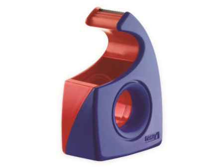 tesa Dévidoir à main Easy Cut, rouge/bleu, non équipé