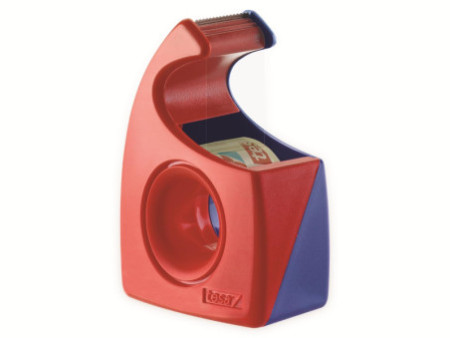 tesa Dévidoir à main Easy Cut, rouge/bleu, non équipé