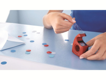 tesa Dévidoir à main Easy Cut, rouge/bleu, non équipé