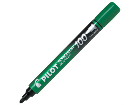 PILOT Marqueur permanent 100, pointe ogive, vert