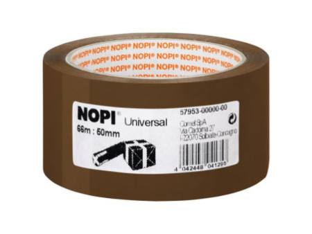 NOPI Ruban adhésif universel pour emballage, 50 mm x 66 m