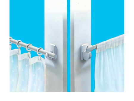 tesa Powerstrips Fixation adhésive pour rideaux Vario, blanc