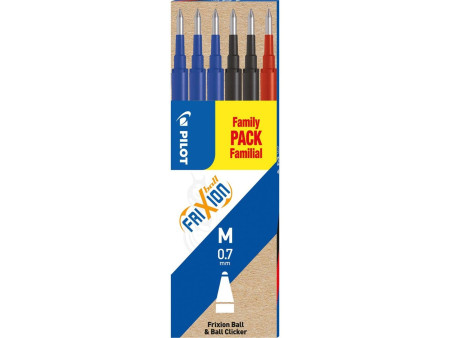 PILOT Recharge pour roller FRIXION BALL BLS-FR7, assorti