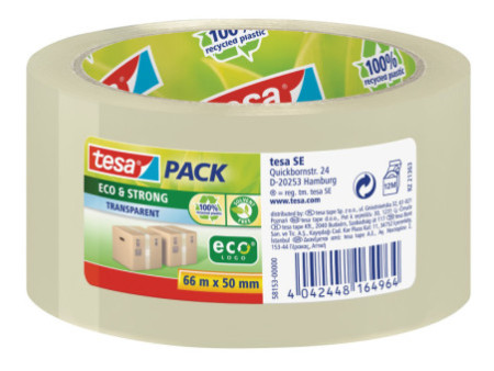 tesa tesapack Ruban adhésif Eco & Strong, 50 mm x 66m
