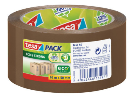 tesa tesapack Ruban adhésif Eco & Strong, 50 mm x 66m