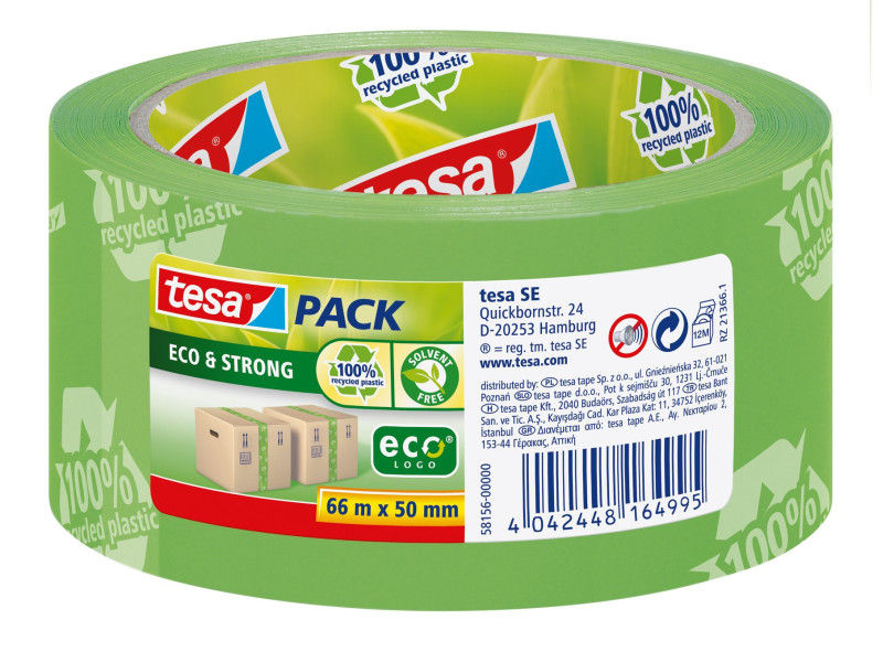 tesa tesapack Ruban adhésif Eco & Strong, 50 mm x 66m