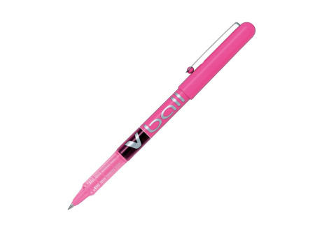 PILOT Stylo roller V Ball VB 5, pointe métal, rose