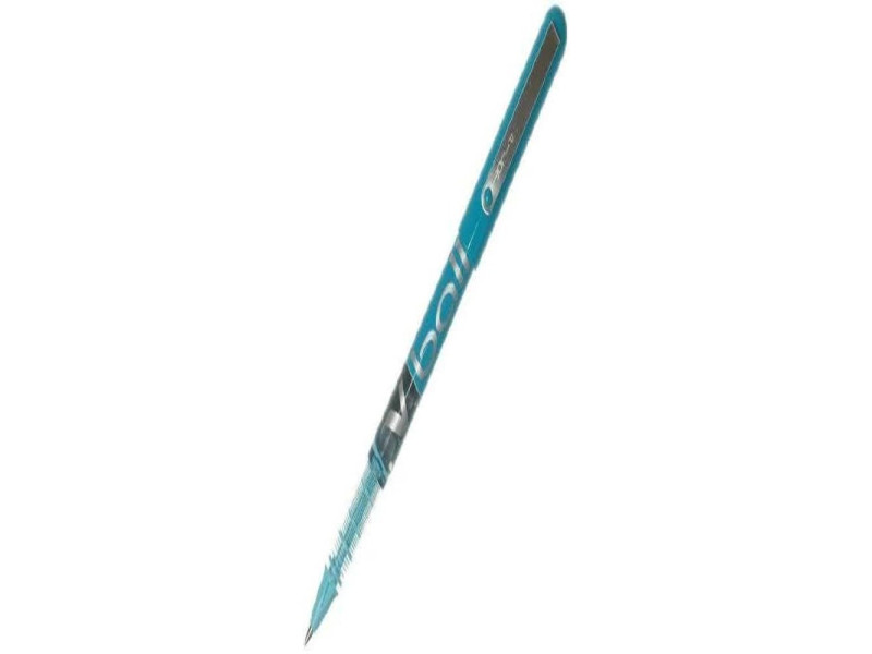 PILOT Stylo roller V Ball VB 5, pointe métal, bleu clair