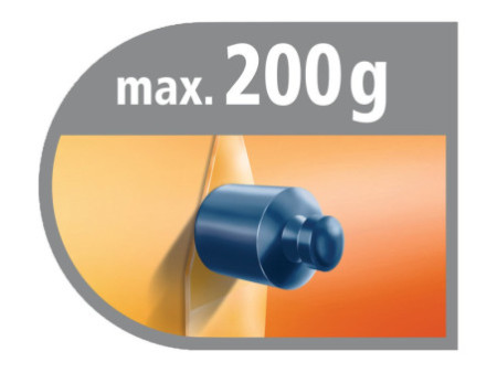 tesa Powerstrips DECO, fixation: maxi 0,2 kg, transparent