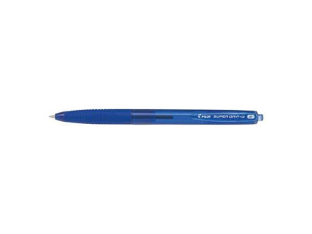 PILOT Stylo à bille rétractable SUPER GRIP G, bleu