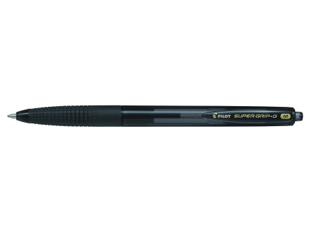 PILOT Stylo à bille rétractable SUPER GRIP G, noir