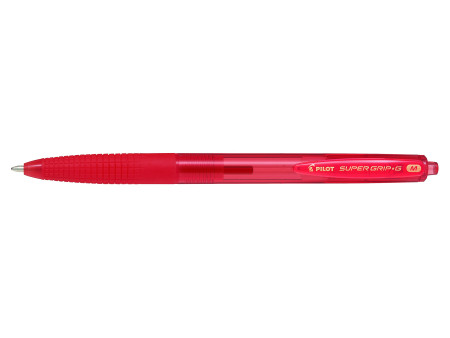 PILOT Stylo à bille rétractable SUPER GRIP G, rouge