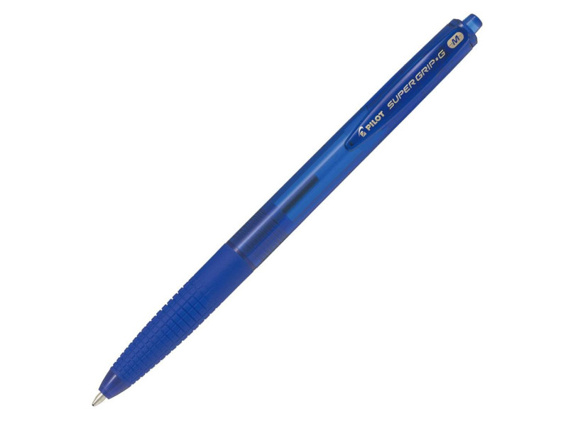 PILOT Stylo à bille rétractable SUPER GRIP G, bleu