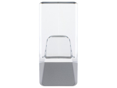 tesa Powerstrips Crochet adhésif LARGE, transparent / chrome