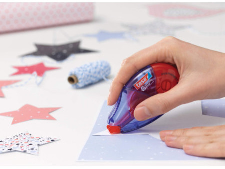tesa ecoLogo Roller de colle rechargeable PERMANENT GLUE