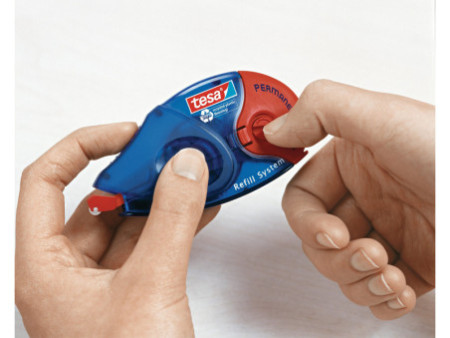tesa ecoLogo Roller de colle rechargeable PERMANENT GLUE