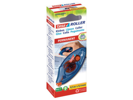 tesa Roller de colle jetable PERMANENT GLUE, 8,4 mm x 8,5 m