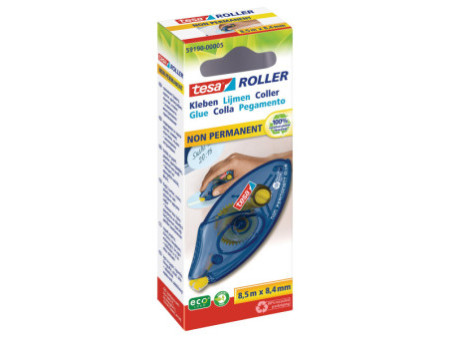 tesa Roller de colle jetable nonPERMANENT GLUE