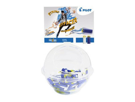 PILOT Gomme en plastique FRIXION, présentoir de 96 pièces