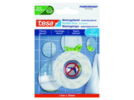 tesa Adhésif double face de montage Powerbond pour carrelage