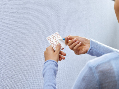 tesa Powerstrips Vis adhésive pour papier peint/plâtre,