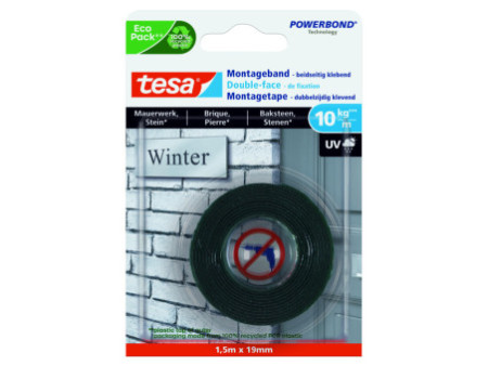 tesa Adhésif double face de montage Powerbond pour brique