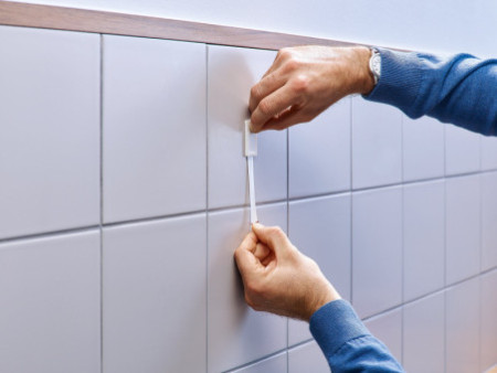 tesa Powerstrips Languettes adhésives pr carrelage et métal