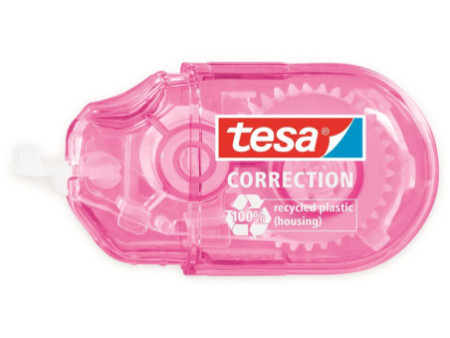 tesa ecoLogo Mini roller de correction jetable, 5 mm x 6 m