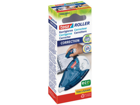 tesa ecoLogo Roller de correction rechargeable Correction