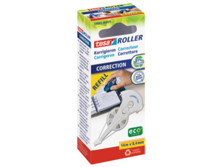 tesa ecoLogo Cassette de recharge pour roller de correction