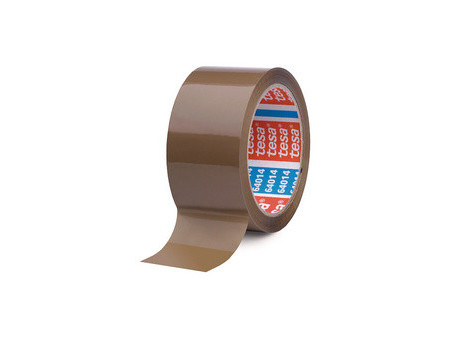 tesa Ruban adhésif d'emballage 64014, 50 mm x 66 m, marron