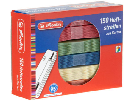 herlitz Relieur à lamelle, carton recyclé, assorti