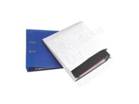 Tyvek Pochettes d'expédition à soufflet pour classeur, sans