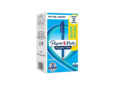 Paper:Mate Stylo à bille rétractable FlexGrip Ultra, bleu