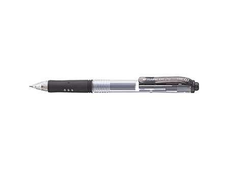 Pentel Stylo bille à encre gel Hybrid Gel Grip K157, noir
