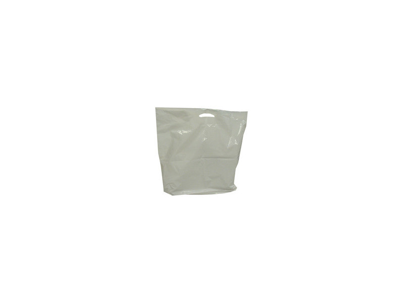 HAPPEL Sac cabas en LDPE, (L)380 x (P)50 x (H)450 mm, blanc