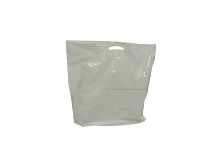 HAPPEL Sac cabas en LDPE, (L)550 x (P)50 x (H)600 mm, blanc