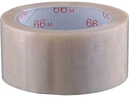 HAPPEL Ruban adhésif d'emballage, PVC, 50mmx66m, transparent