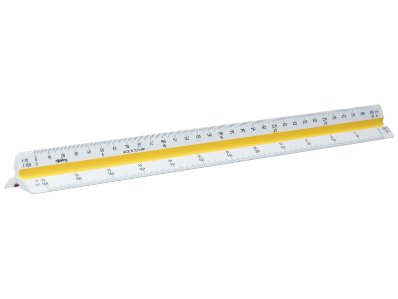 rotring Echelle de réduction pour architecte (A), blanc