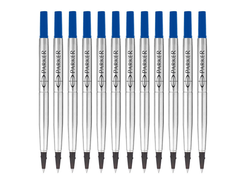 PARKER Recharge QUINK pour rollerball, tracé: F, bleu