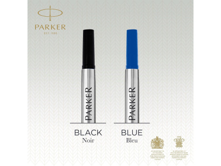PARKER Recharge QUINK pour rollerball, tracé: F, bleu