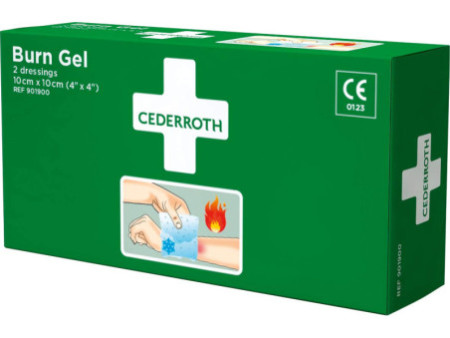 CEDERROTH Compresse gel pour brûlures, 100 x 100 mm