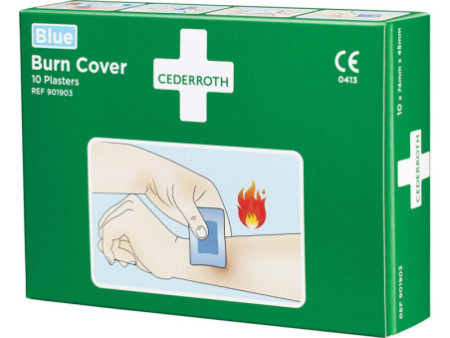 CEDERROTH Compresse pour brulures 'Burn Cover', 74 x 45 mm