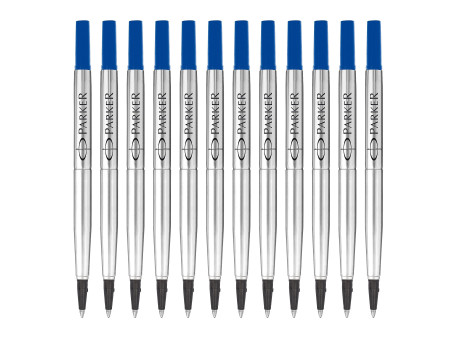 PARKER Recharge QUINK pour rollerball, tracé: M, bleu
