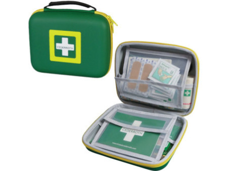 CEDERROTH Kit de premiers secours, moyen, dans un coffret