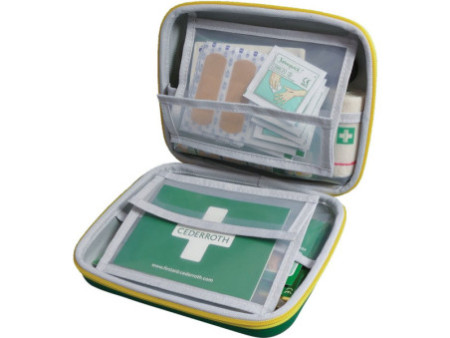 CEDERROTH Kit de premiers secours, moyen, dans un coffret