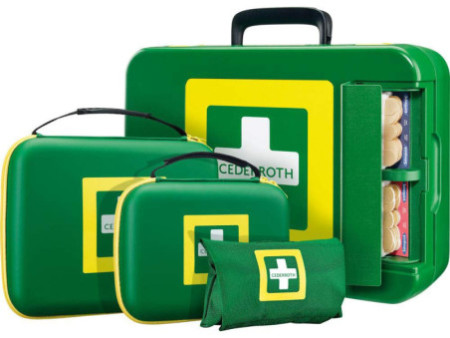 CEDERROTH Kit de premiers secours, grand, dans un coffret